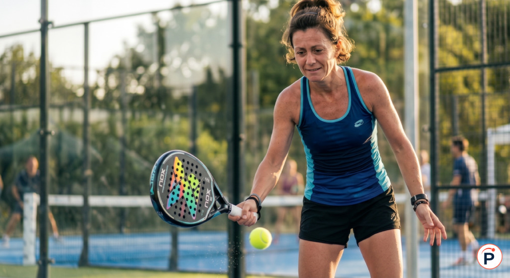 joueuse padel debuter niveau