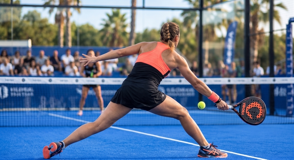 réflexes de championnes de padel